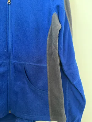 Port authority blue fleece jacket thumbnail 4