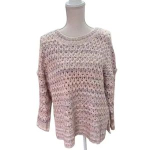 By Anthropologie Oversized Mesh Sweater SP thumbnail 2