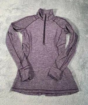 Lululemon athletica Purple Quarter-Zip Pullover 4 thumbnail 1