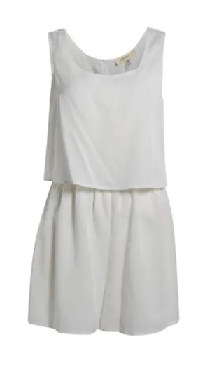 Rokoko White Sleeveless Short Romper Size Small NWT thumbnail 1