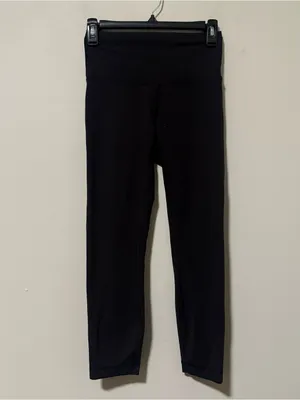 Lululemon Wunder Train High-Rise Crop 23" Black Size 6 thumbnail 4