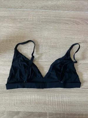 Brandy Melville Black Triangle Bralette with Thin Straps thumbnail 3