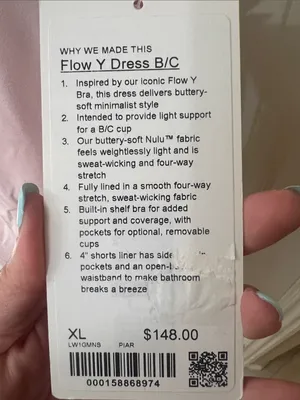 Lululemon Flow Y Dress B/C cup thumbnail 5