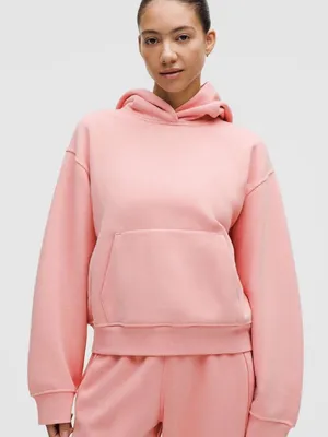 NWT Lululemon Women's Steady State Oversized Hoodie in Tea Rose size small thumbnail 1