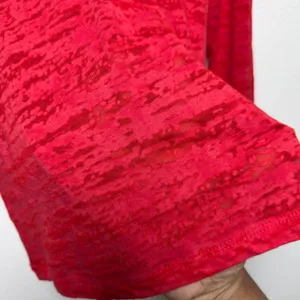 Splash y2k Women‎ Cyber Grunge Sheer Top XL Red Mall Goth V-Neck thumbnail 11