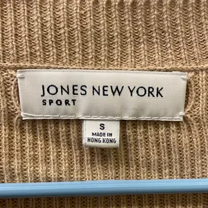 Jones New York Camel 3 Button -Front Lightweight Cardigan thumbnail 2