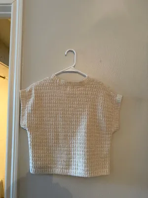 Hippie Rose Cream Sweater Top thumbnail 3