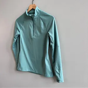 Merrell SelectWick 1/4 Zip Pullover Running Jacket Long Sleeve Shirt Sage Green thumbnail 5