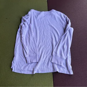 Stars above Women's Soft Lavender and white stripe Pajama Top thumbnail 11