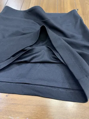 Banana Republic Black Solid A-Line Mini Skirt High Rise Lined Zip Size 10 thumbnail 6