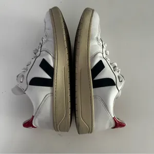 Veja‎ V-10 Sneakers White Navy Red Low Top Women’s 8 thumbnail 3