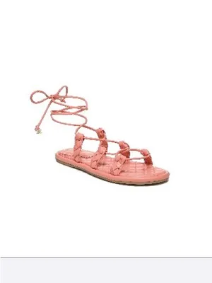 Sam Edelman Coral Quilted Lace-Up Sandals thumbnail 2