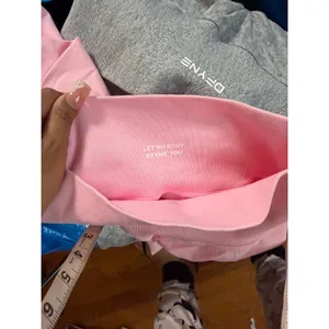 DFYNE Dynamic High Waisted Ribbed Leggings‎ Baby Pink Size Small Workout thumbnail 10
