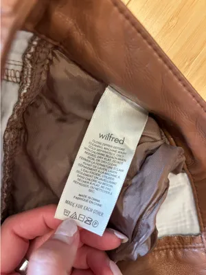 Vegan Leather Aritzia Wilfred Pants thumbnail 4