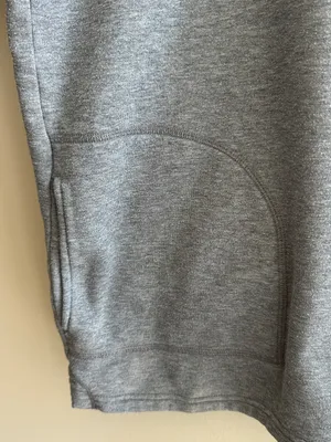 Free Assembly Quarter Zip Grey Sweatshirt, Athleisure, Size XXXL thumbnail 6