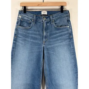 Citizens of Humanity Jeans Blue Premium Vintage Loli Mid Rise Wide Leg Size 27 thumbnail 8