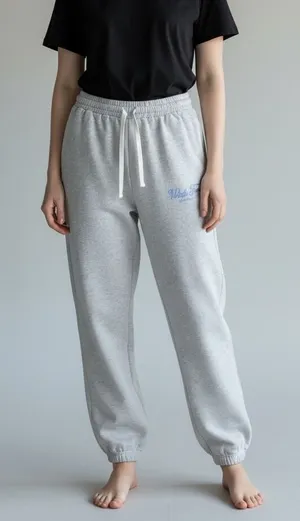 White Fox Boutique season 7 sweatpants marl grey extra small thumbnail 1