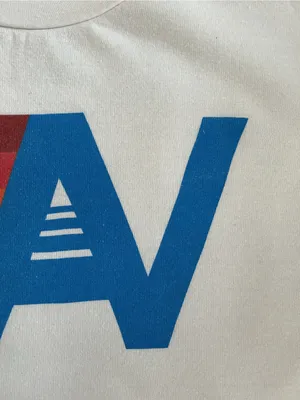 Aviator Nation logo crewneck sweatshirt white small thumbnail 5