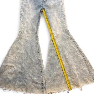 We The Free Acid Wash Extreme Flare Bell Bottom Jeans Size 27 thumbnail 4