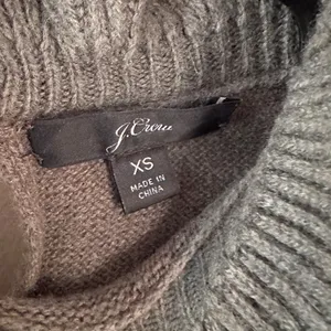 J. Crew Women's Lambs Wool Mock Neck Green Sweater thumbnail 3