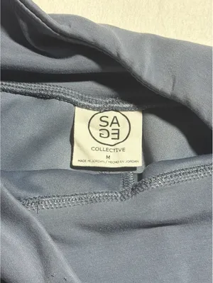 SAGE Collective Women's Medium Gray Jogger Sweatpants thumbnail 3