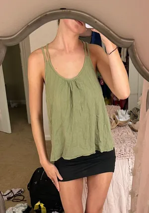 Aerie Green Tank Top thumbnail 1