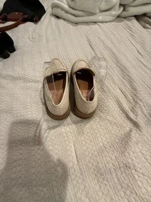 Madewell The Bradley Lugsole Loafer in Leather - Pale Oyster Size 7.5 thumbnail 2
