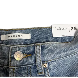 PacSun NWT‎ Dad Jean Light Wash Rhinestone Flower Embellished Size 25 thumbnail 9
