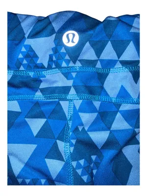 Blue Geometric LuluLemon Leggings thumbnail 5