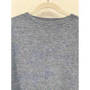 BAY ROAD Sweater Womens L Blue 100% Merino Wool Knit Crew Neck New Zealand Made thumbnail 3
