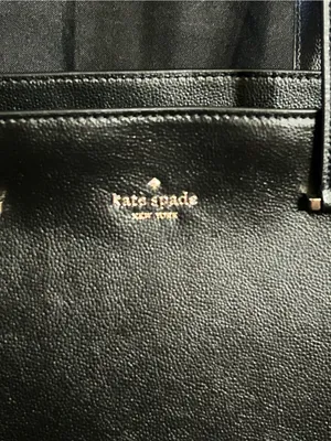 Kate Spade Geraldine Patterson Drive Black Leather Tote Shoulder Bag NWT thumbnail 6