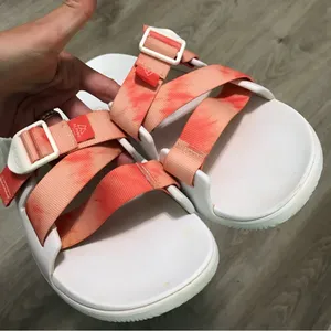 Chacos Tie Dye Chillo Persimmon Alpine Slides Sandals Orange White Women’s 10 thumbnail 4