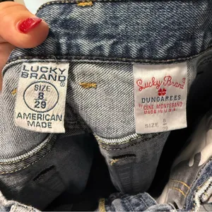 Vintage Y2K Lucky Brand‎ Women's 204 Longline Bootleg Bootcut Jean Light Wash 29 thumbnail 6