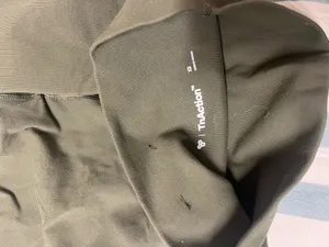 Aritzia TNA Olive Green Biker Shorts thumbnail 3