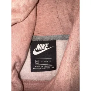 Nike Hoodie Women XS High Neck Pink Heathered‎ Pullover thumbnail 7