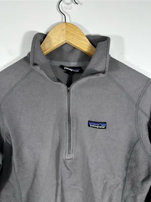 Patagonia Women's Micro D 1/4‎ Zip Fleece Pullover Sz M thumbnail 3