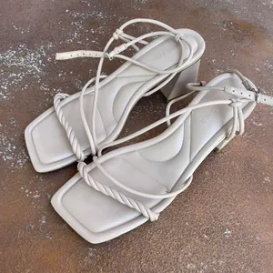 Marc Fisher beige strappy heels  Basically new thumbnail 1