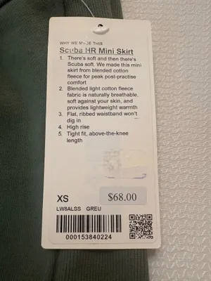 Lululemon Scuba Skirt Mini thumbnail 4