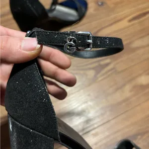 G by Guess Glittery Black Heels thumbnail 2
