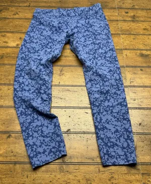 Aerie Leggings Women's Small‎ Purple Blue Fun Print Size Large thumbnail 1