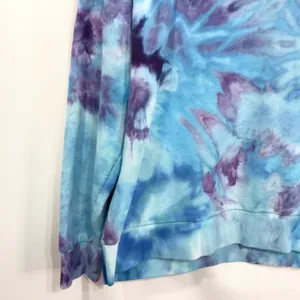 Levis XL Sweatshirt Handmade Tie Dye Crew‎ Neck Pullover Blue Purple 1660 thumbnail 5