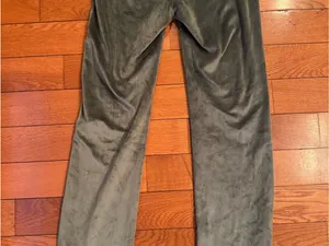 Aerie Dreamy Velour Pants XS Sage Green thumbnail 6