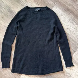Claudia‎ Nichole Women's Cashmere Knit Long Sleeve Pullover Sweater Black Small thumbnail 1