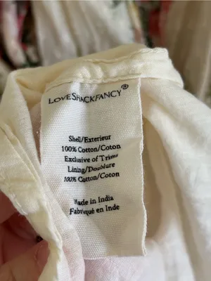 LOVESHACKFANCY EXLEY MIDI SHINNING JEMSTONE DRESS floral cottagecore lace thumbnail 9