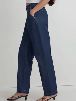 Like New Madewell Baggy Straight Jeans Size 28 thumbnail 3