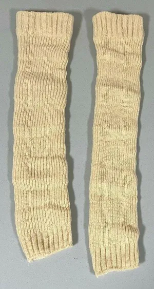 Tan Beige Nude Knit Leg Warmers ✨ thumbnail 1