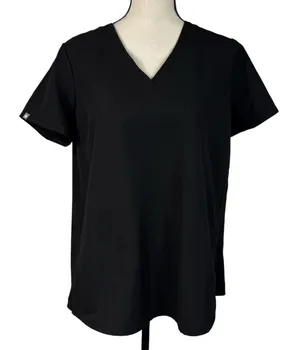FIGS Medium Scrub Top Technical Collection V-Neck Short Sleeves Pockets Womens thumbnail 1