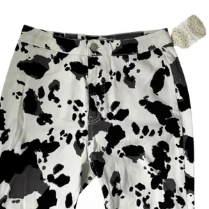 Altar'd State Cow Print Flare Pants High Rise Bell Bottoms NWT Size M | 0294 thumbnail 2