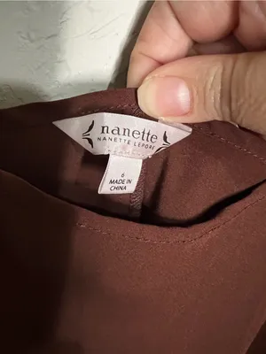 Nanette Lepore Chocolate Brown Slip Sexy Going Out Semi-Sheer Mini Dress thumbnail 5