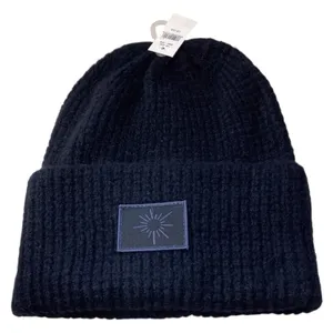 Aerie OFFLINE Logo Beanie • One Size • Black Knit • NWT thumbnail 1